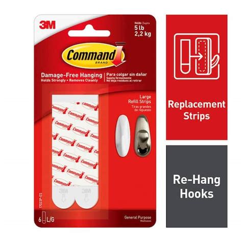 Damage Free Adhesive Hooks & Strips 